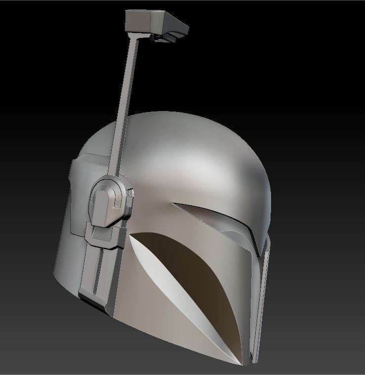 Bo-Katan The mandalorian version helmet ready for 3d print 3D print model_40