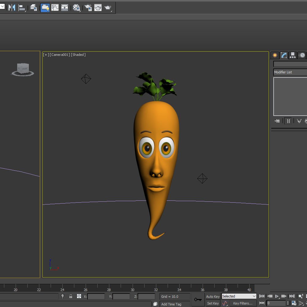 Carrot Cartoon 3D model_15