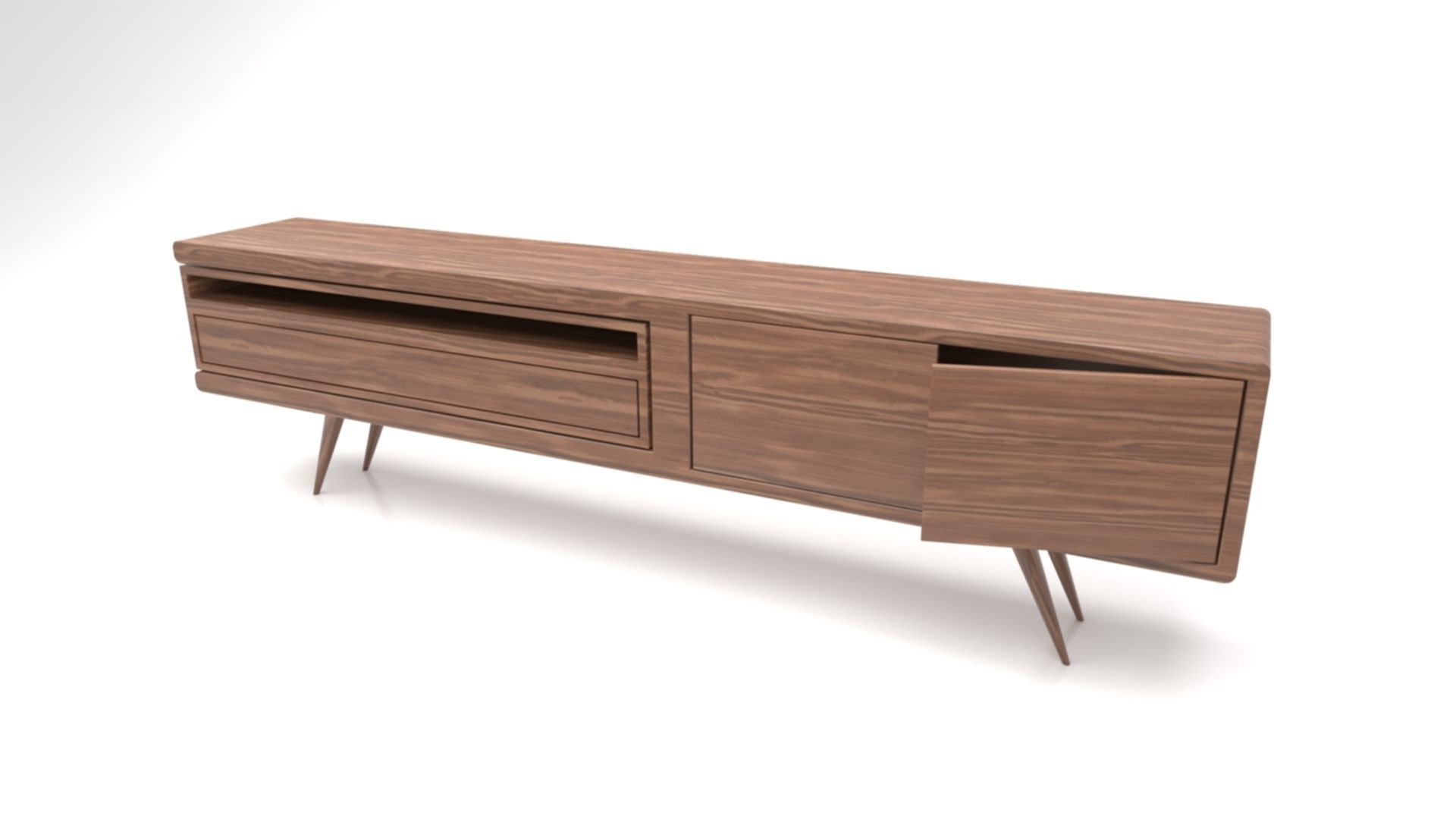 STM-D tv stand model 111 Low-poly 3D model_16