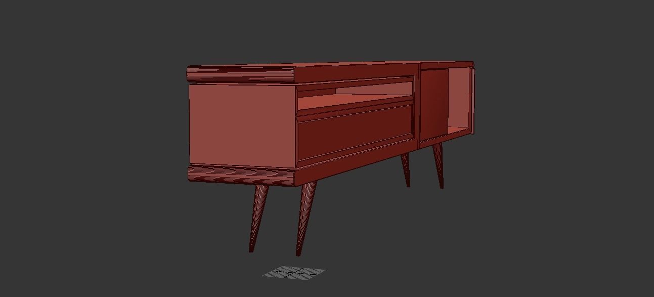 STM-D tv stand model 111 Low-poly 3D model_19