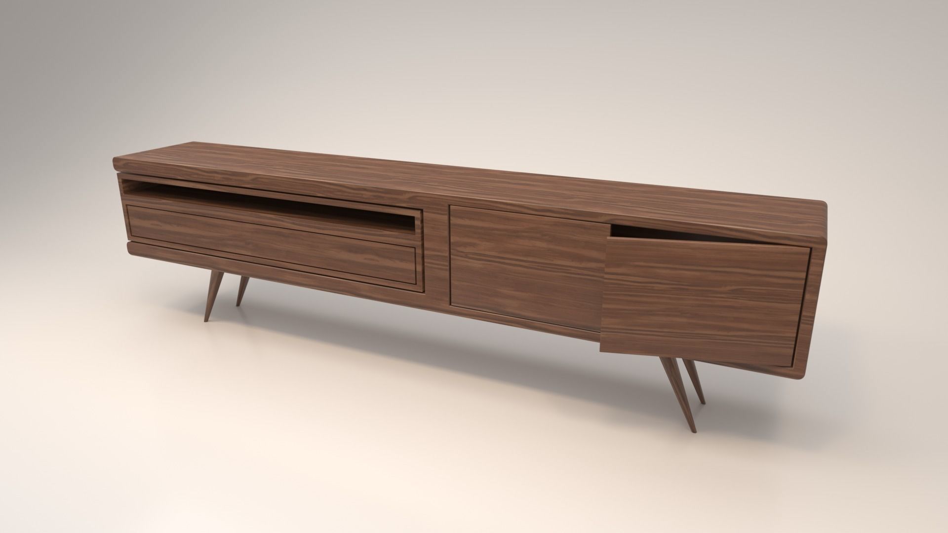 STM-D tv stand model 111 Low-poly 3D model_17