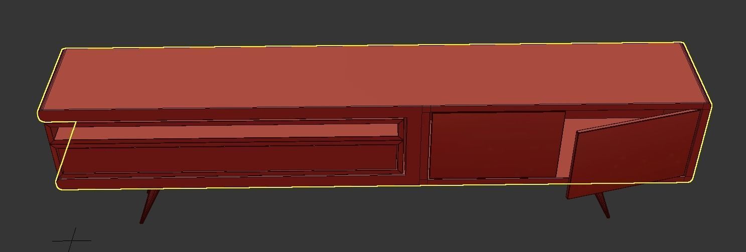 STM-D tv stand model 111 Low-poly 3D model_18