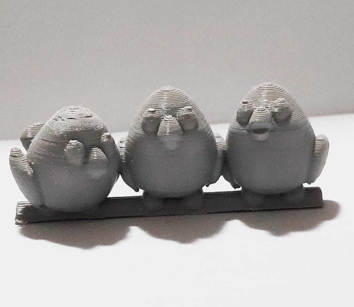 Cute birds to decorate your garden 3D print model_3