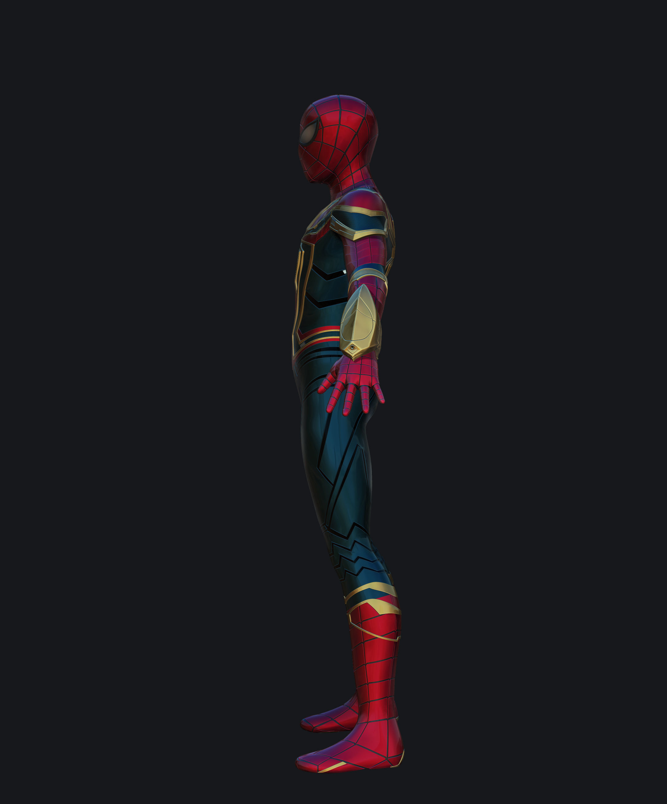 IRON SPIDER MAN 3D print model_4
