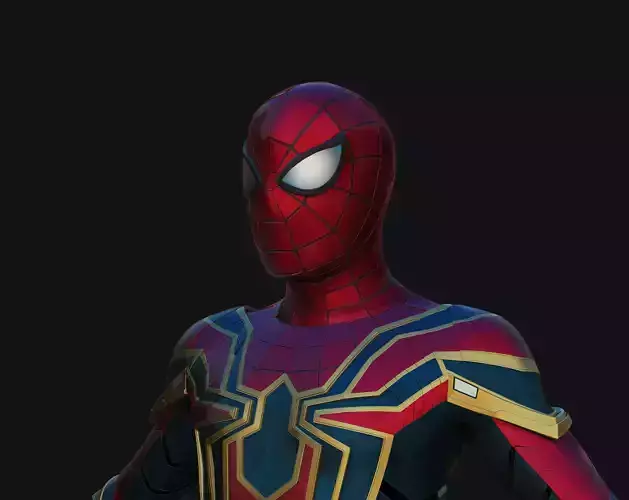 IRON SPIDER MAN 3D print model