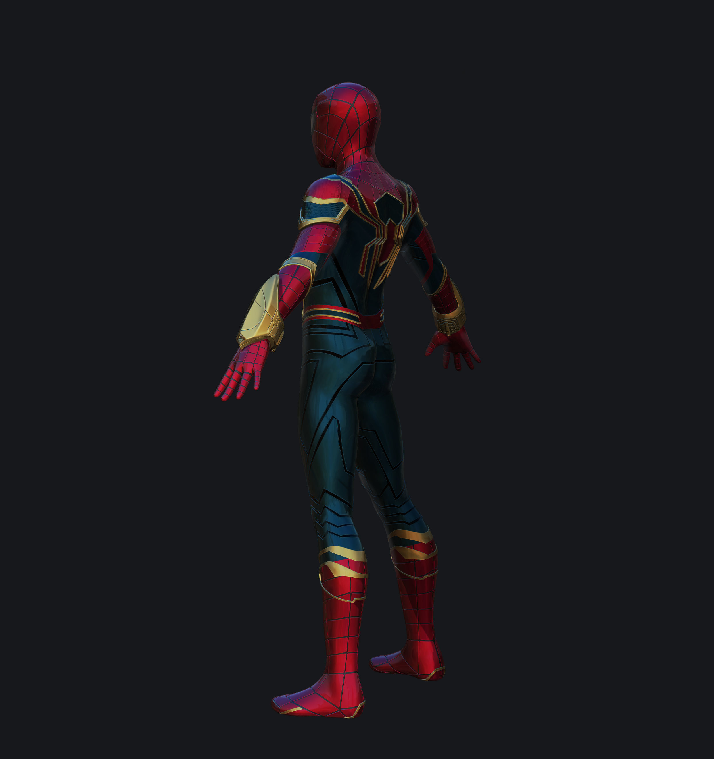 IRON SPIDER MAN 3D print model_5