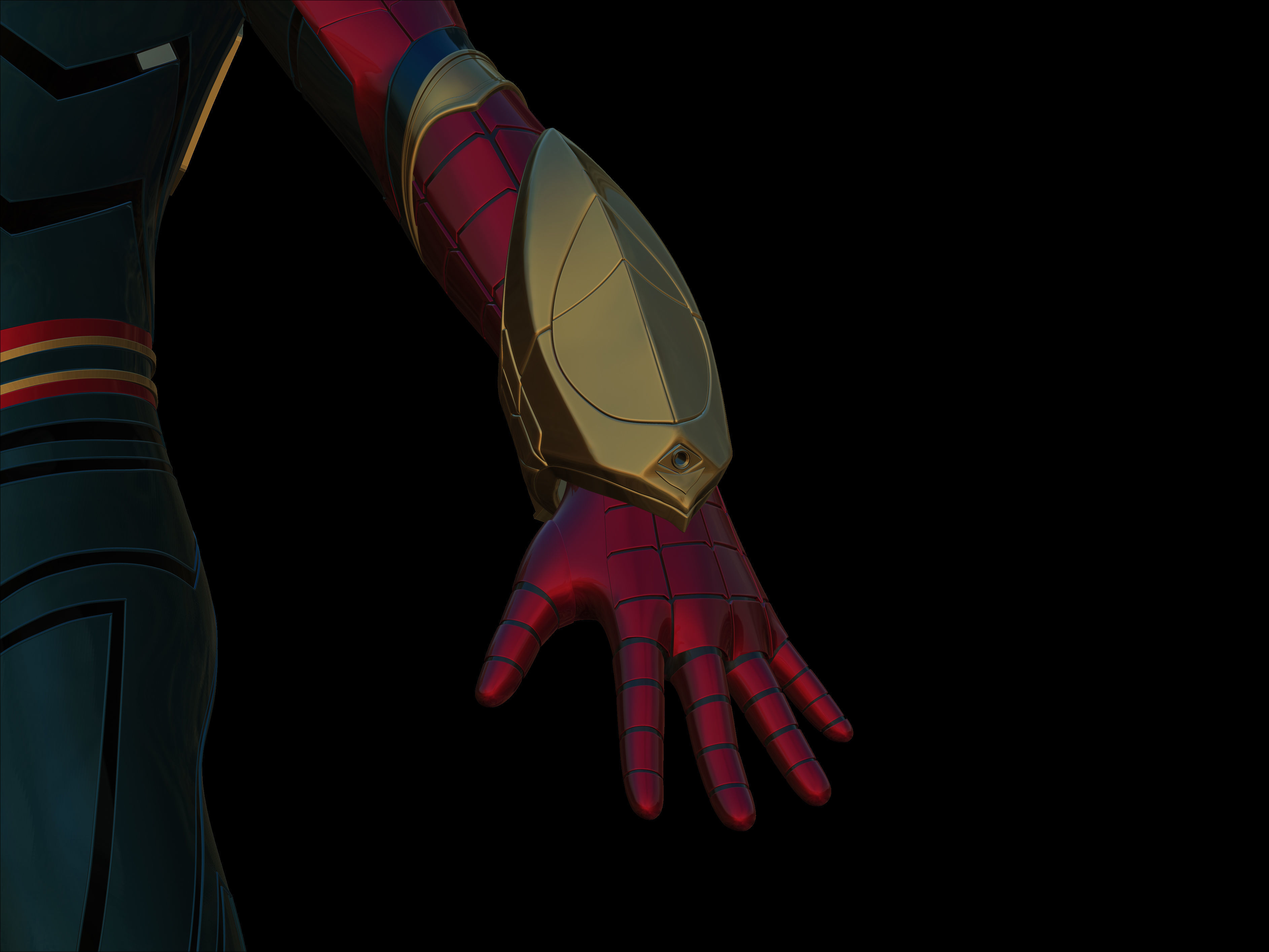 IRON SPIDER MAN 3D print model_16