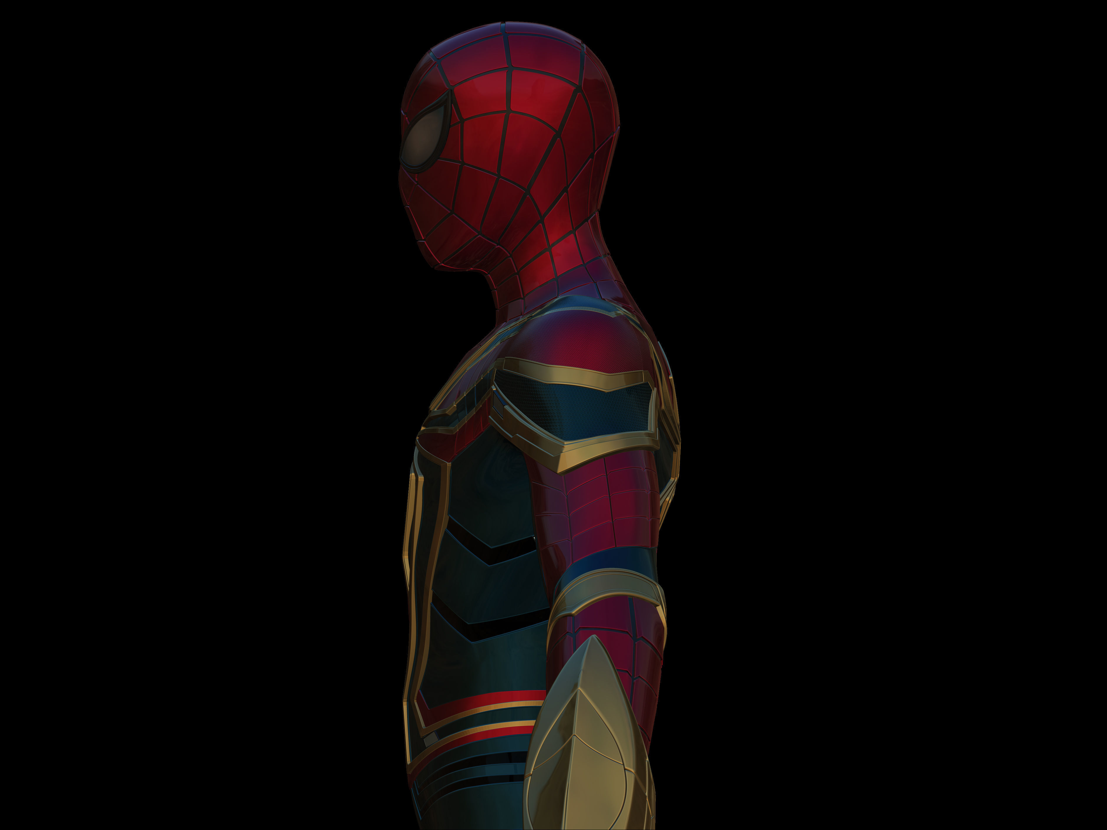 IRON SPIDER MAN 3D print model_10