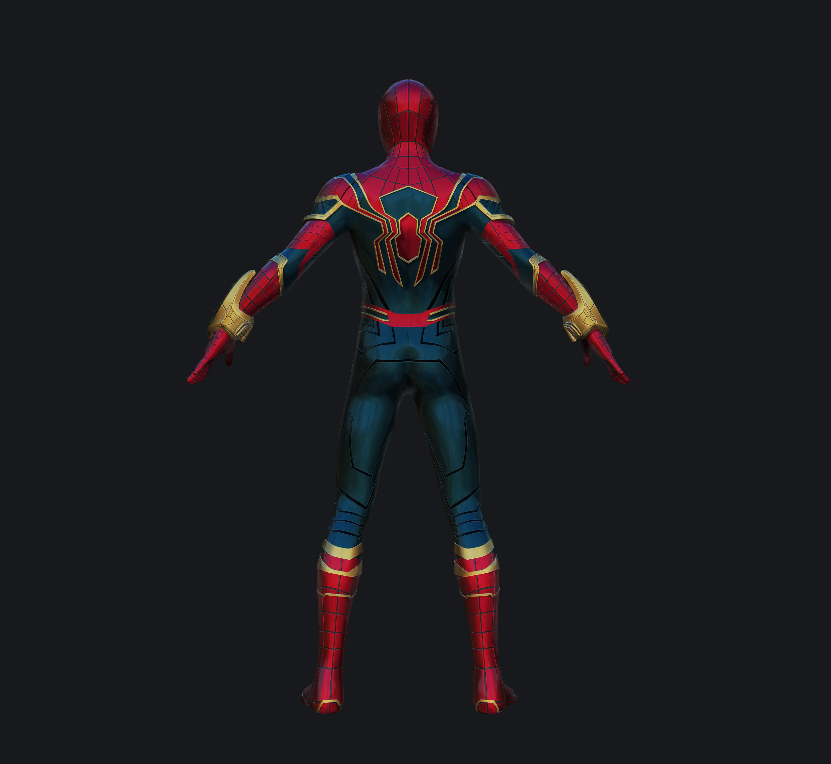 IRON SPIDER MAN 3D print model_6