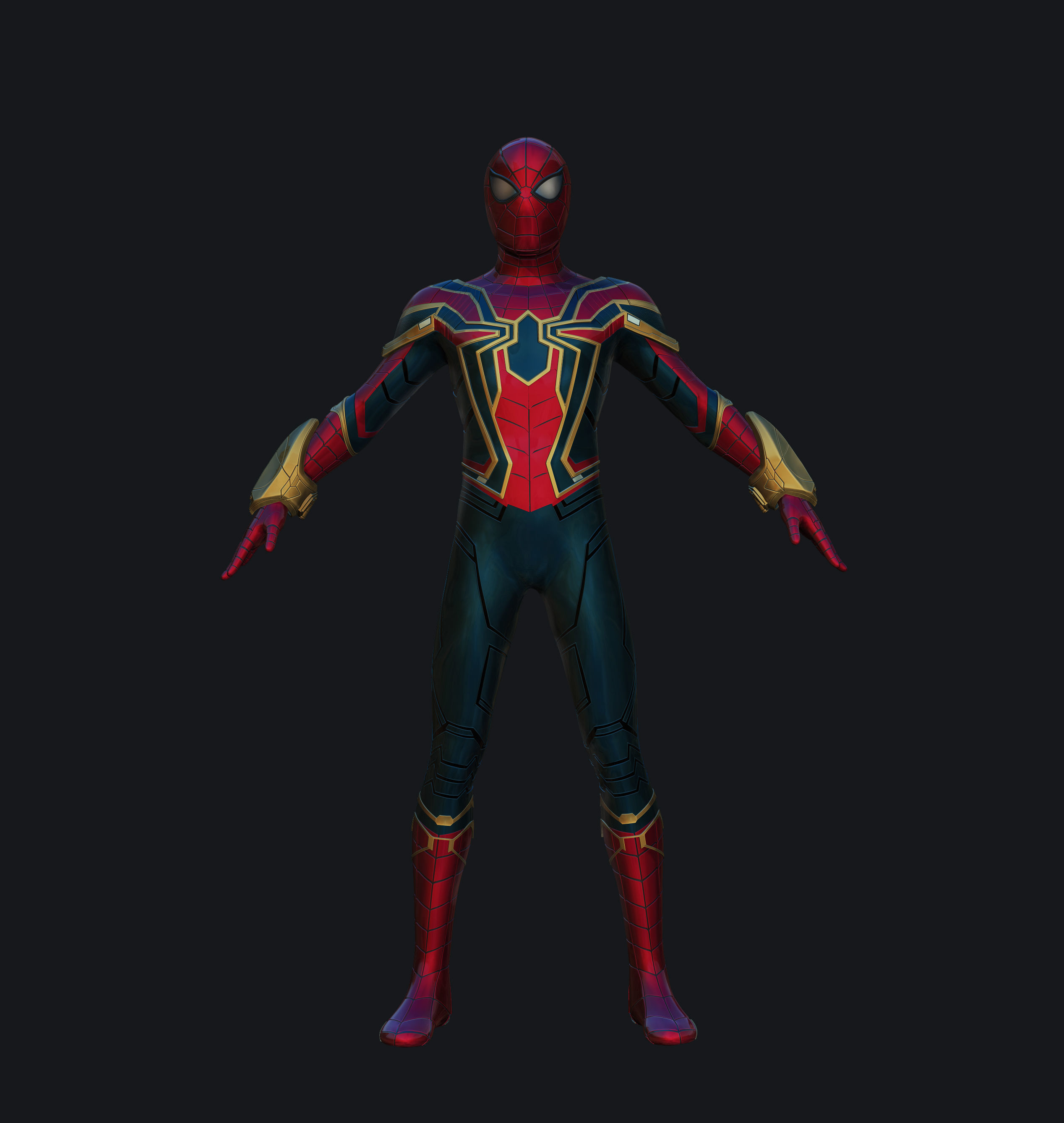 IRON SPIDER MAN 3D print model_2