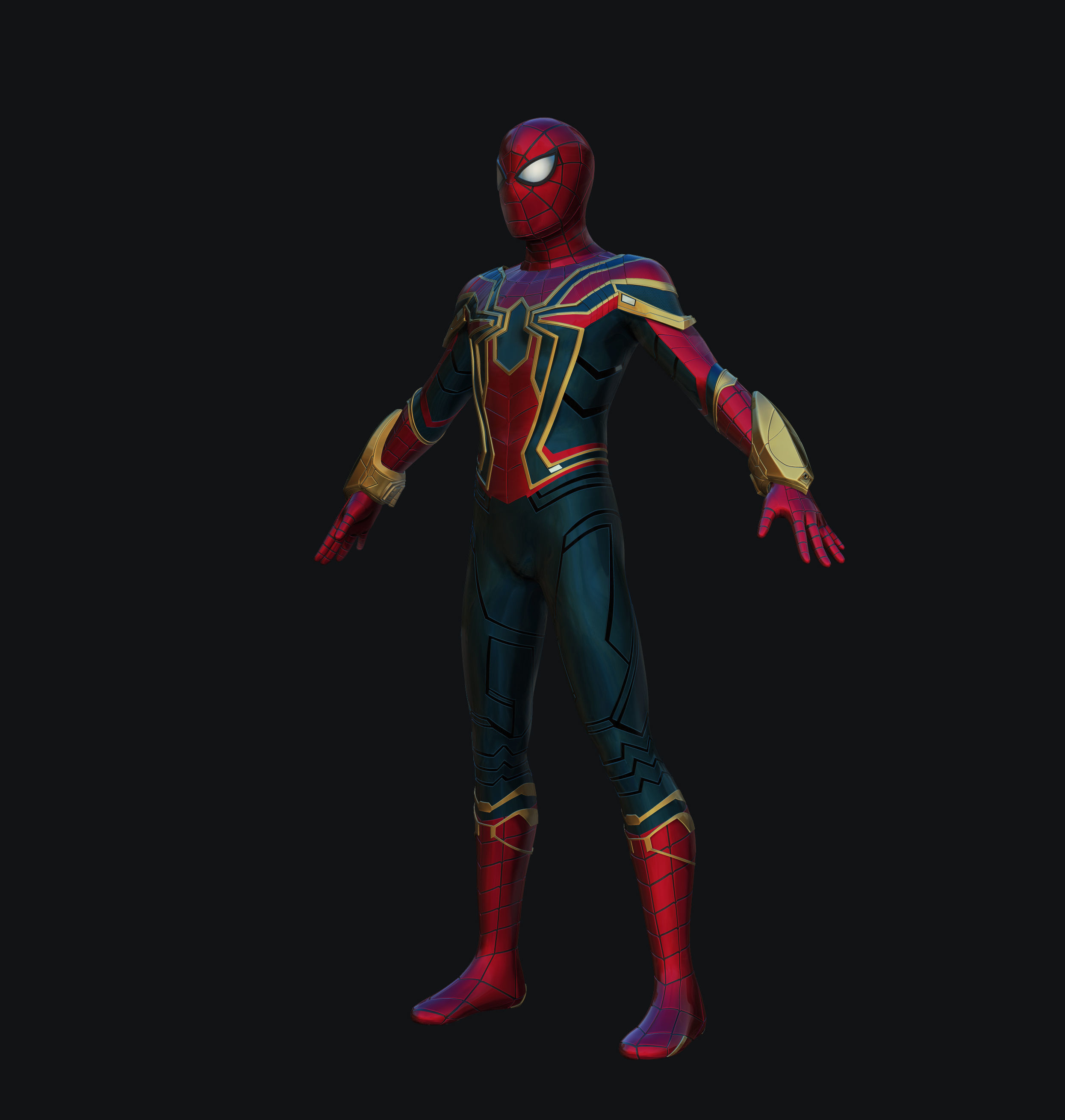 IRON SPIDER MAN 3D print model_3