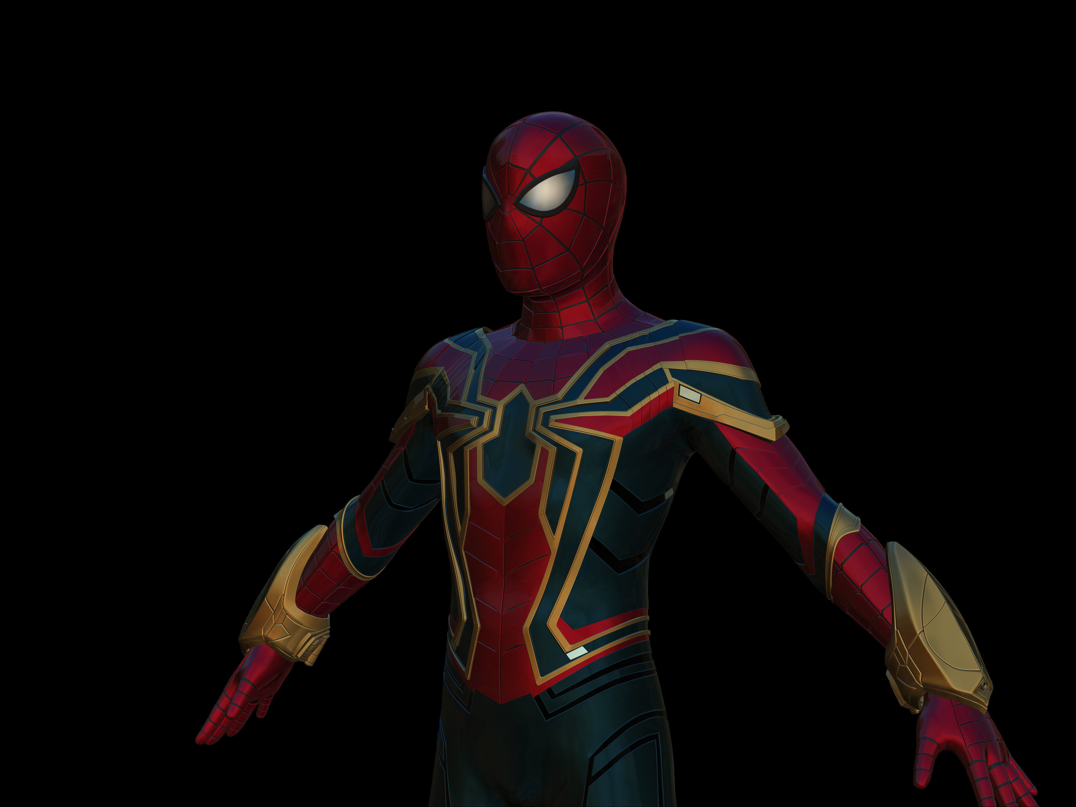 IRON SPIDER MAN 3D print model_17