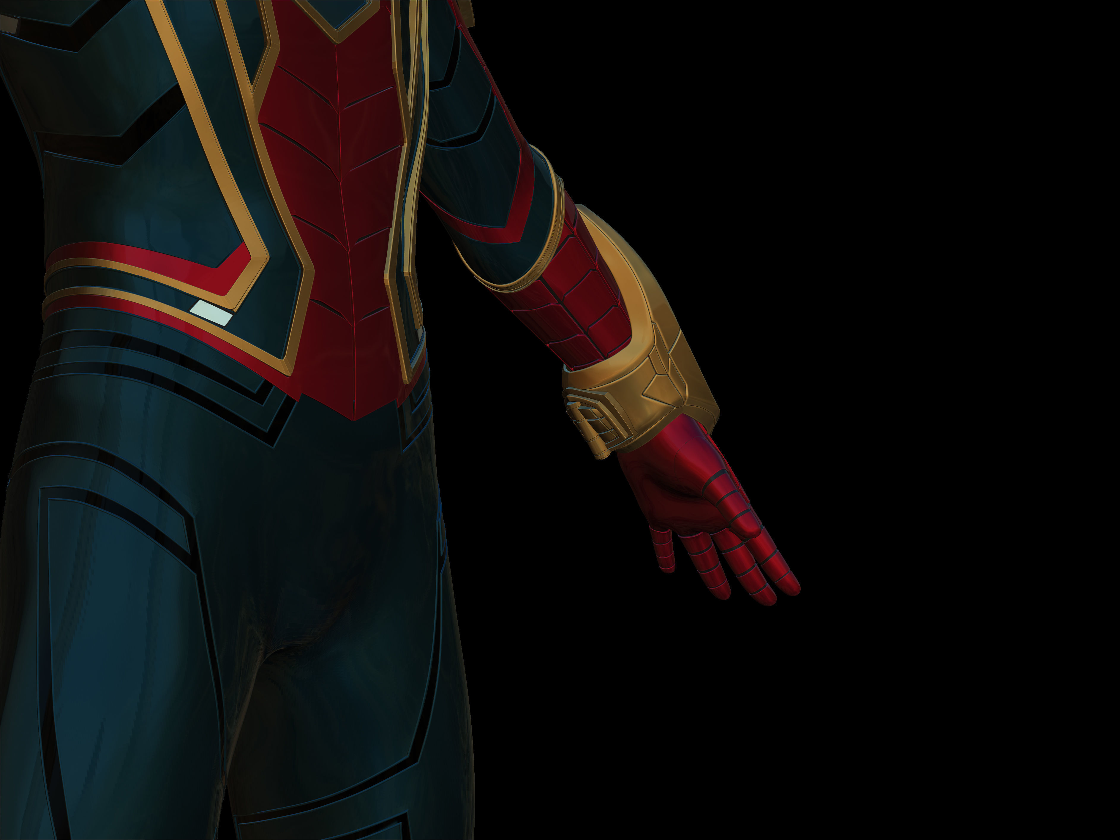 IRON SPIDER MAN 3D print model_15