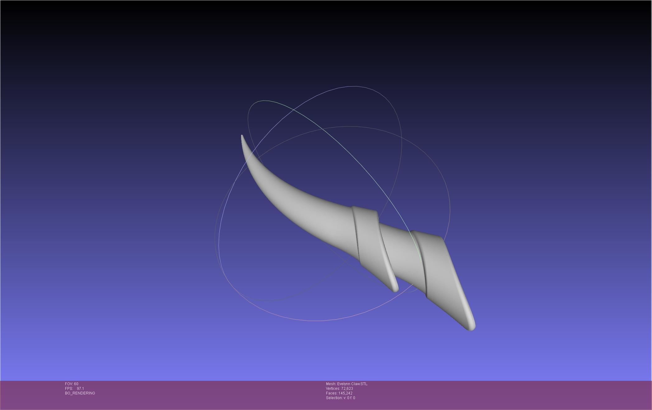 League Of Legends KDA Evelynn Claws Printable Model 3D print model_61