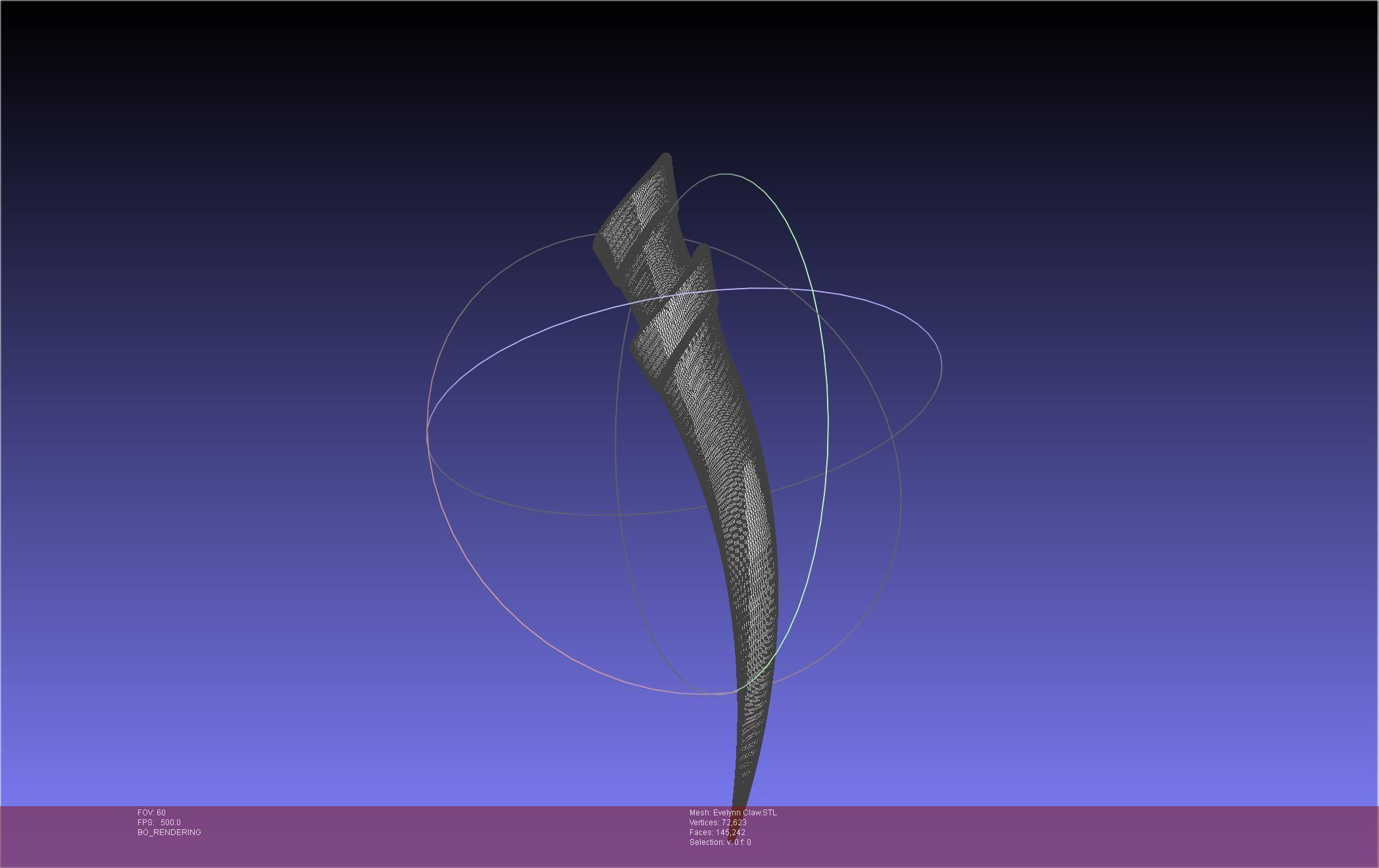 League Of Legends KDA Evelynn Claws Printable Model 3D print model_90