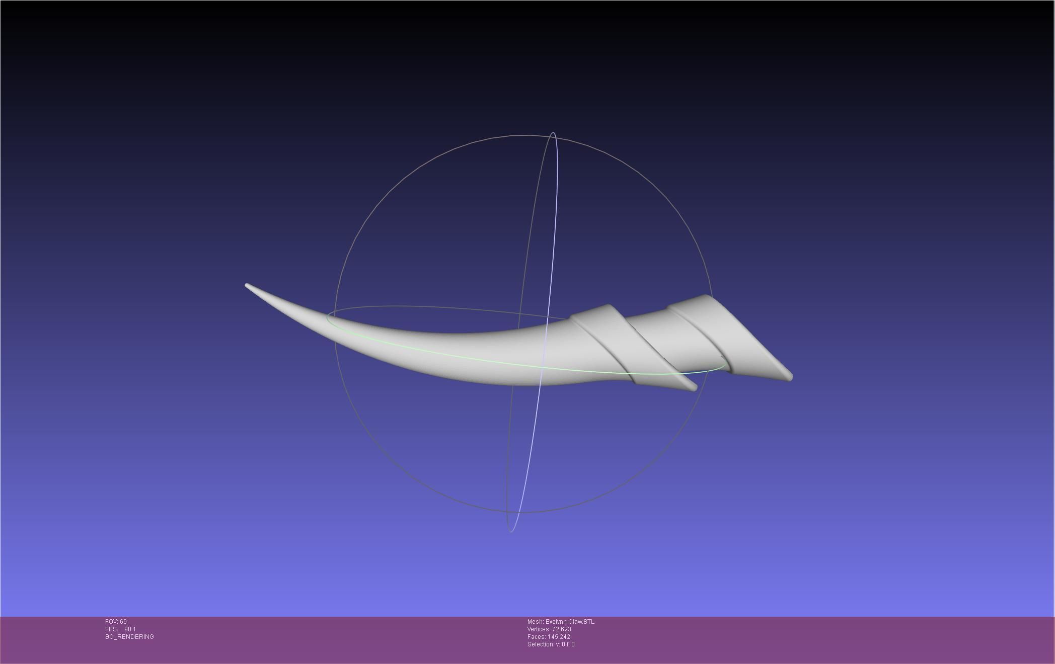 League Of Legends KDA Evelynn Claws Printable Model 3D print model_28