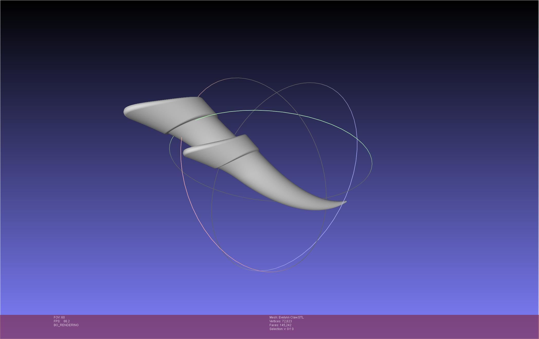 League Of Legends KDA Evelynn Claws Printable Model 3D print model_46