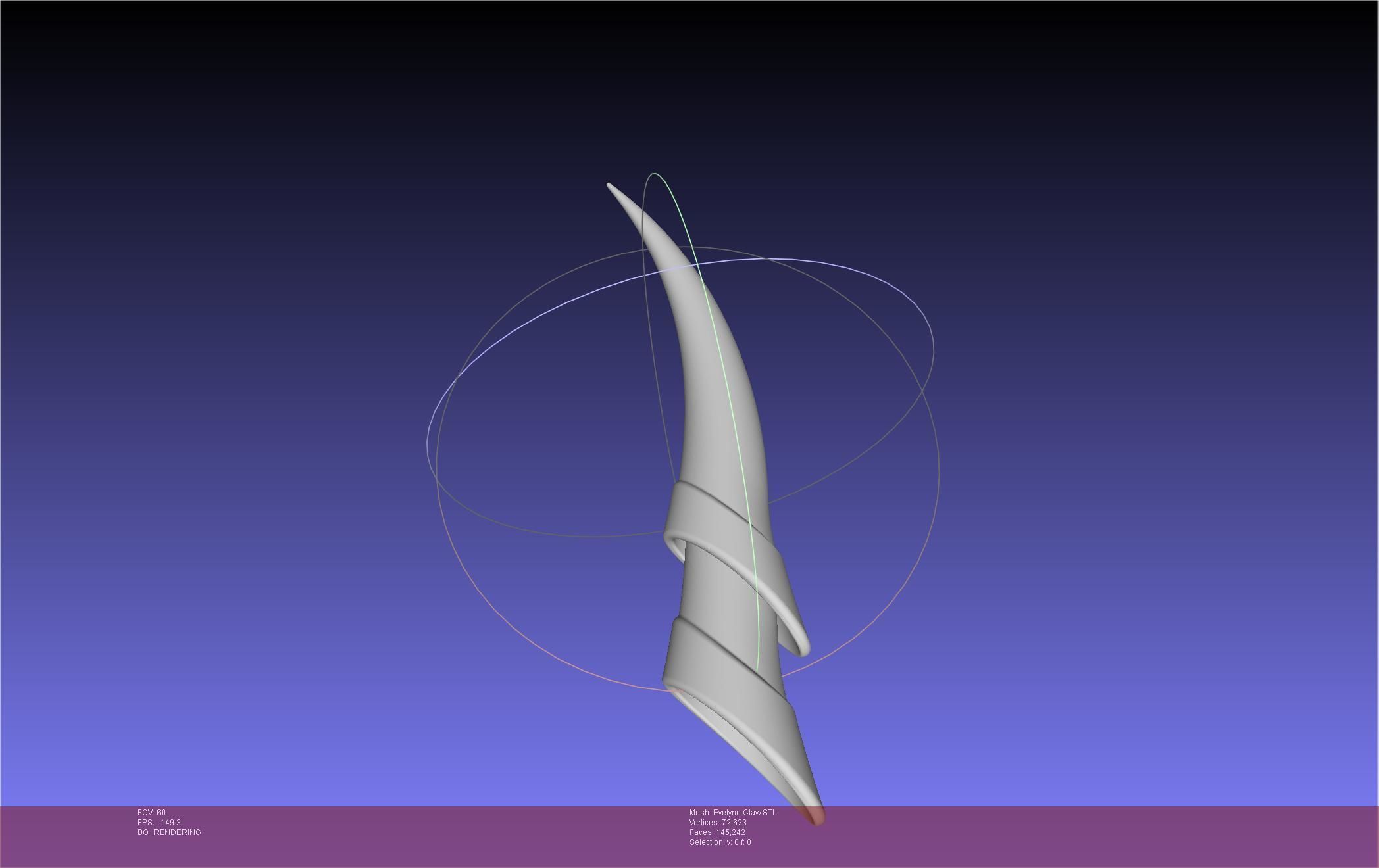 League Of Legends KDA Evelynn Claws Printable Model 3D print model_67