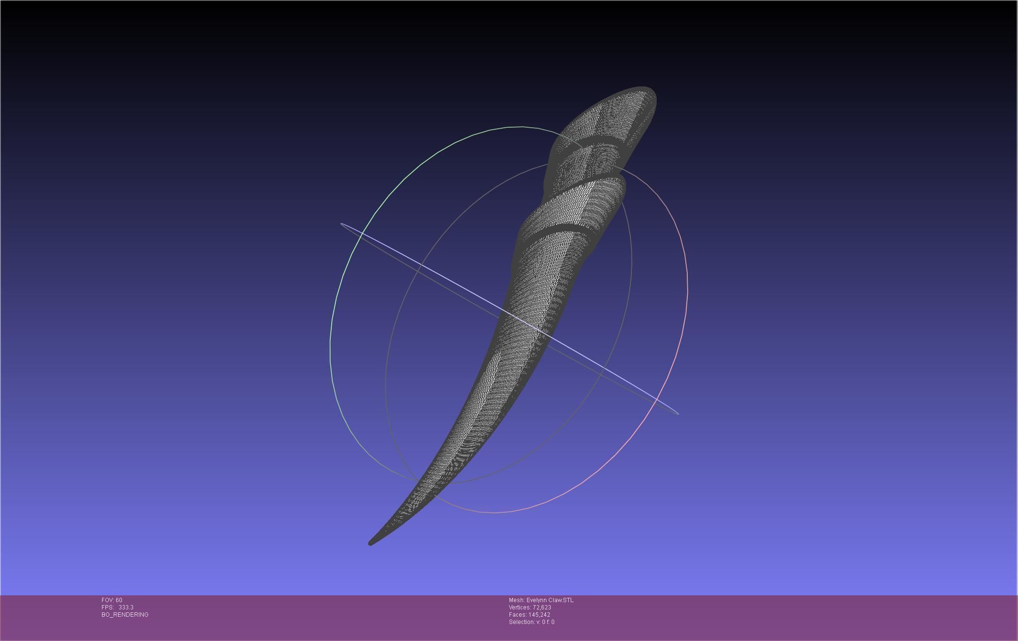 League Of Legends KDA Evelynn Claws Printable Model 3D print model_89