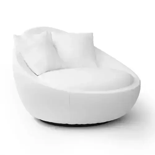 White modern armchair 020 am92
