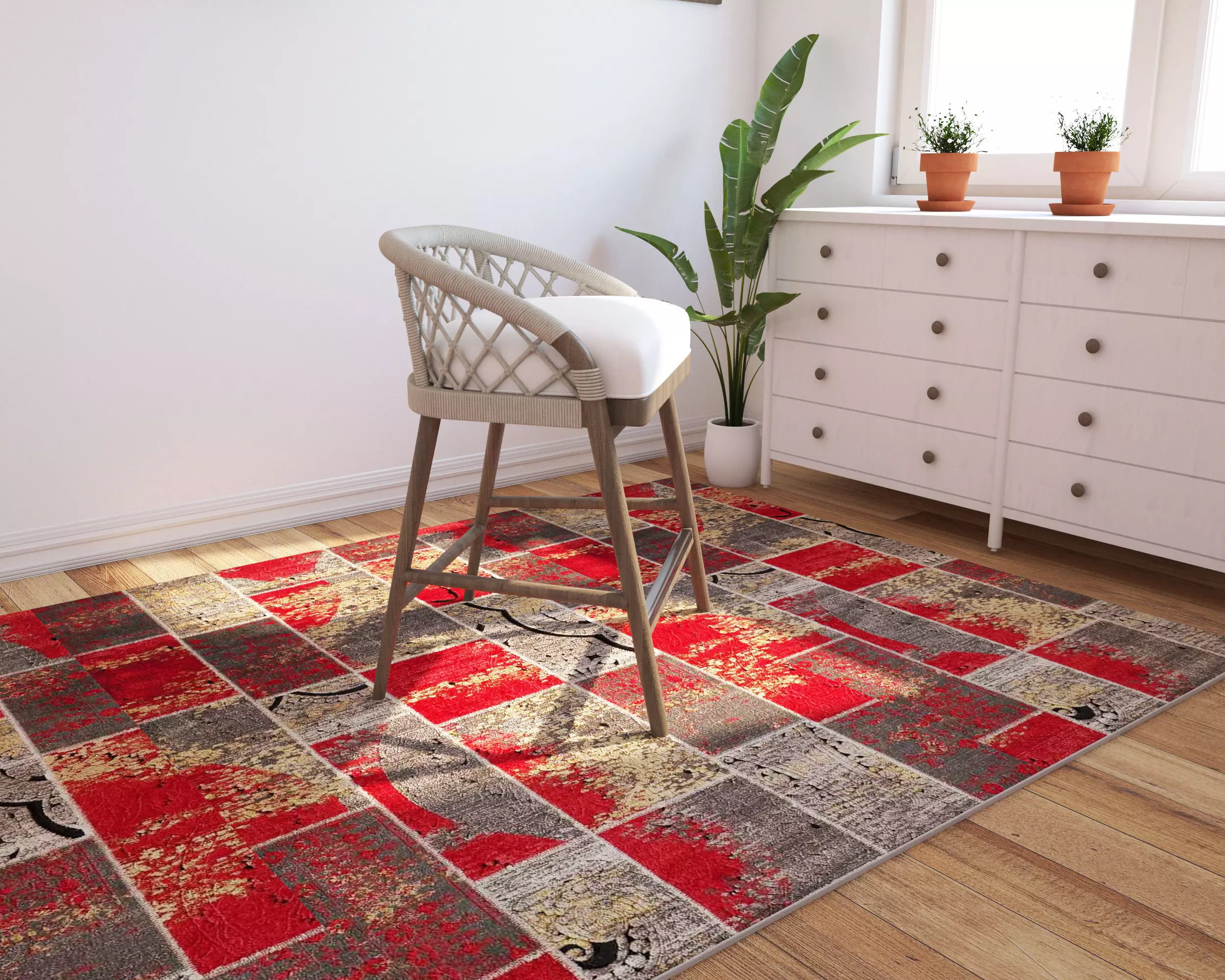 Palecek Otis Barstool  3D model_0