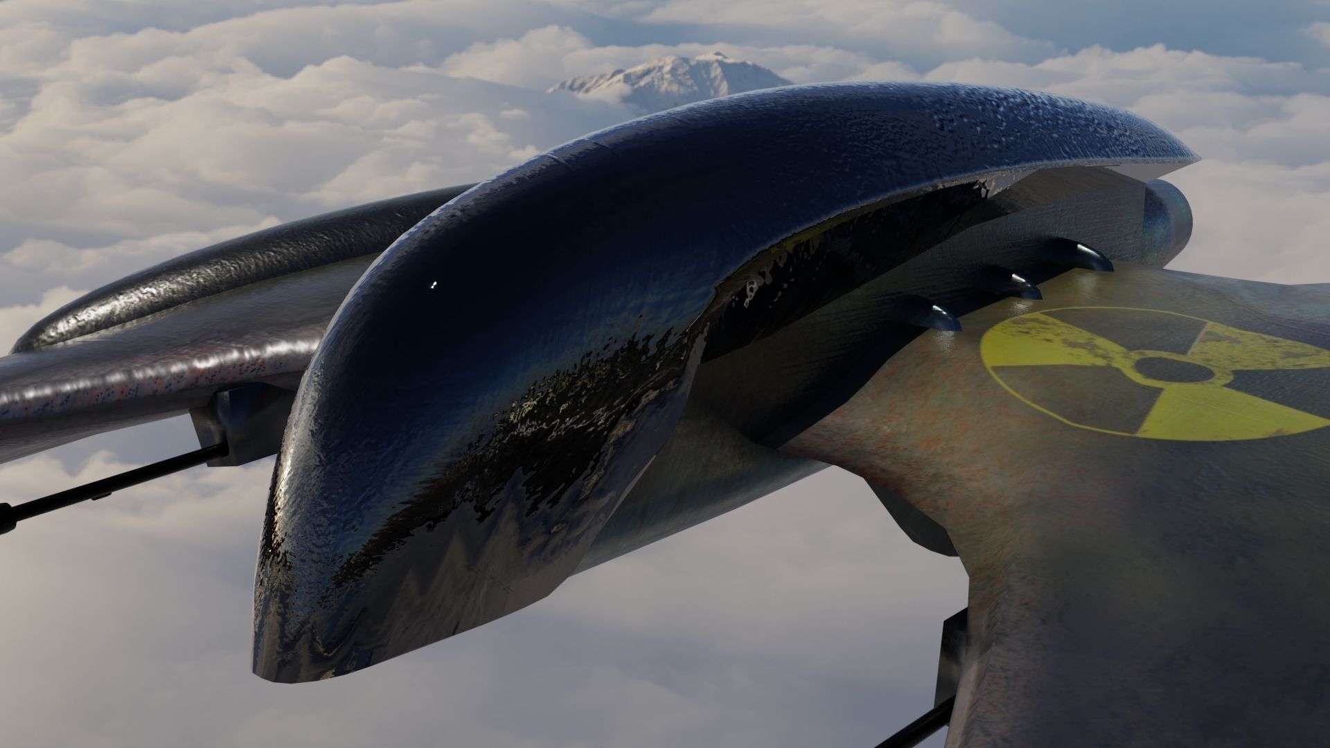 3 Spaceship 3D models Low poly 3D Model Collection_25