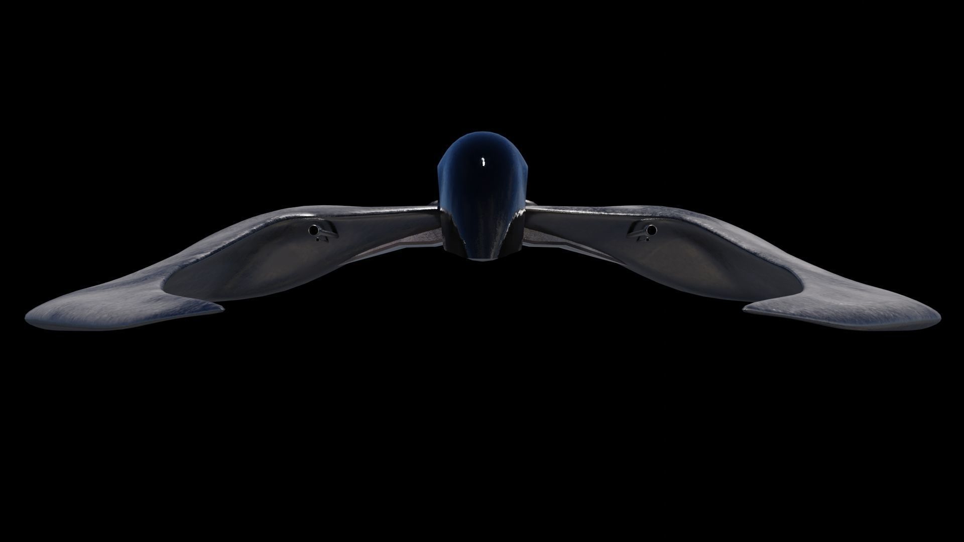 3 Spaceship 3D models Low poly 3D Model Collection_6