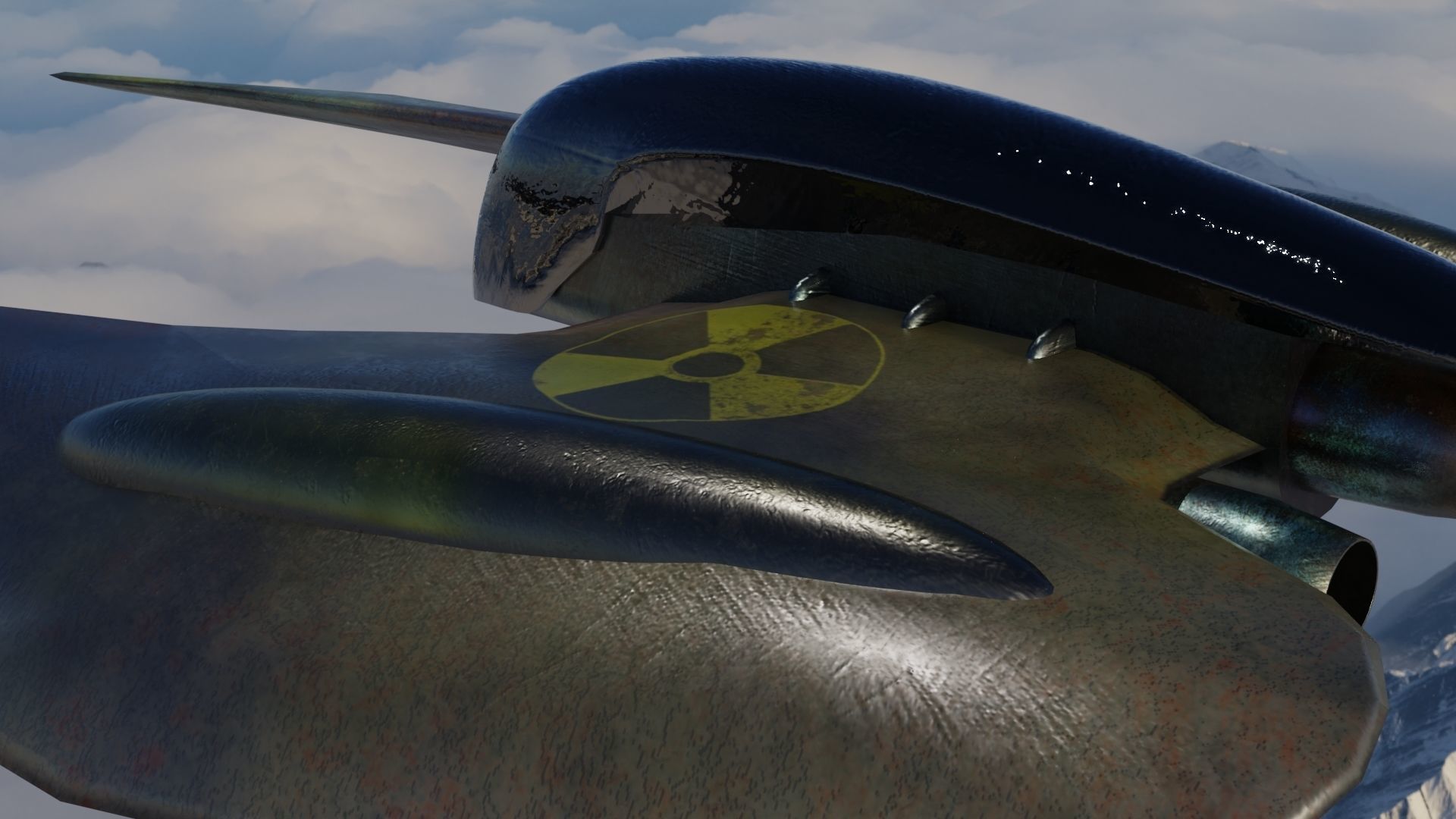 3 Spaceship 3D models Low poly 3D Model Collection_23