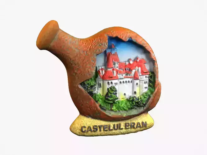 Bran Castle Romania Magnet Souvenir 3D print model