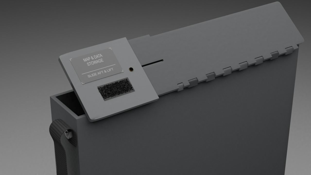 F16 MAP and DATA Stowage Panel 3D model_5