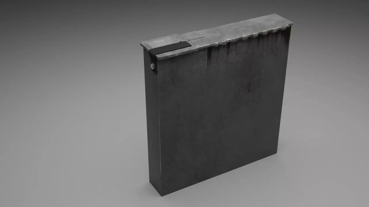 F16 MAP and DATA Stowage Panel 3D model_0