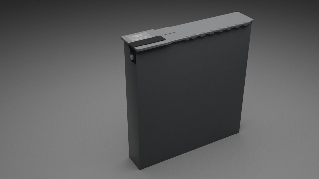 F16 MAP and DATA Stowage Panel 3D model_2