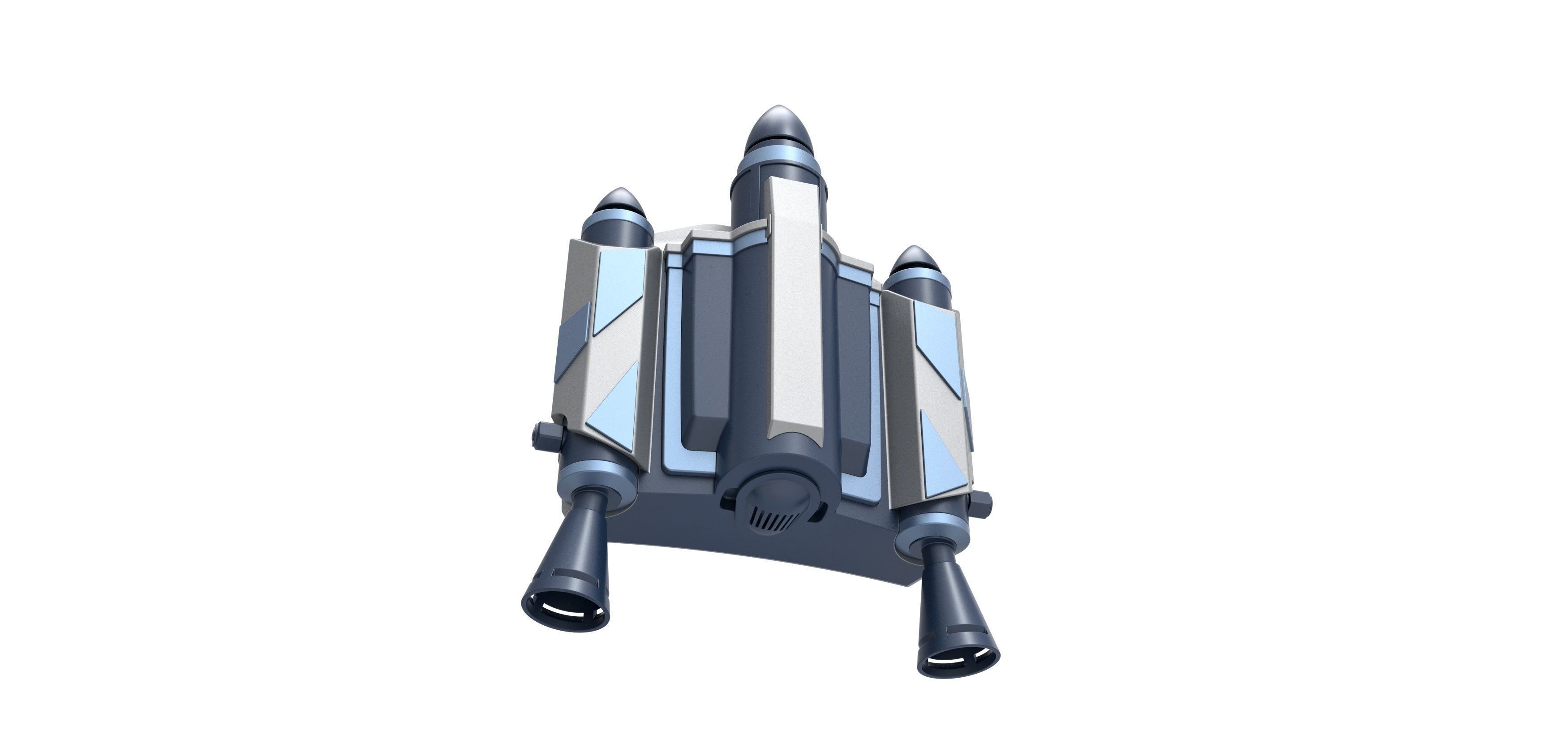 Jango Fett Jetpack from Star Wars Attack of the Clones 2002 3D print model_3