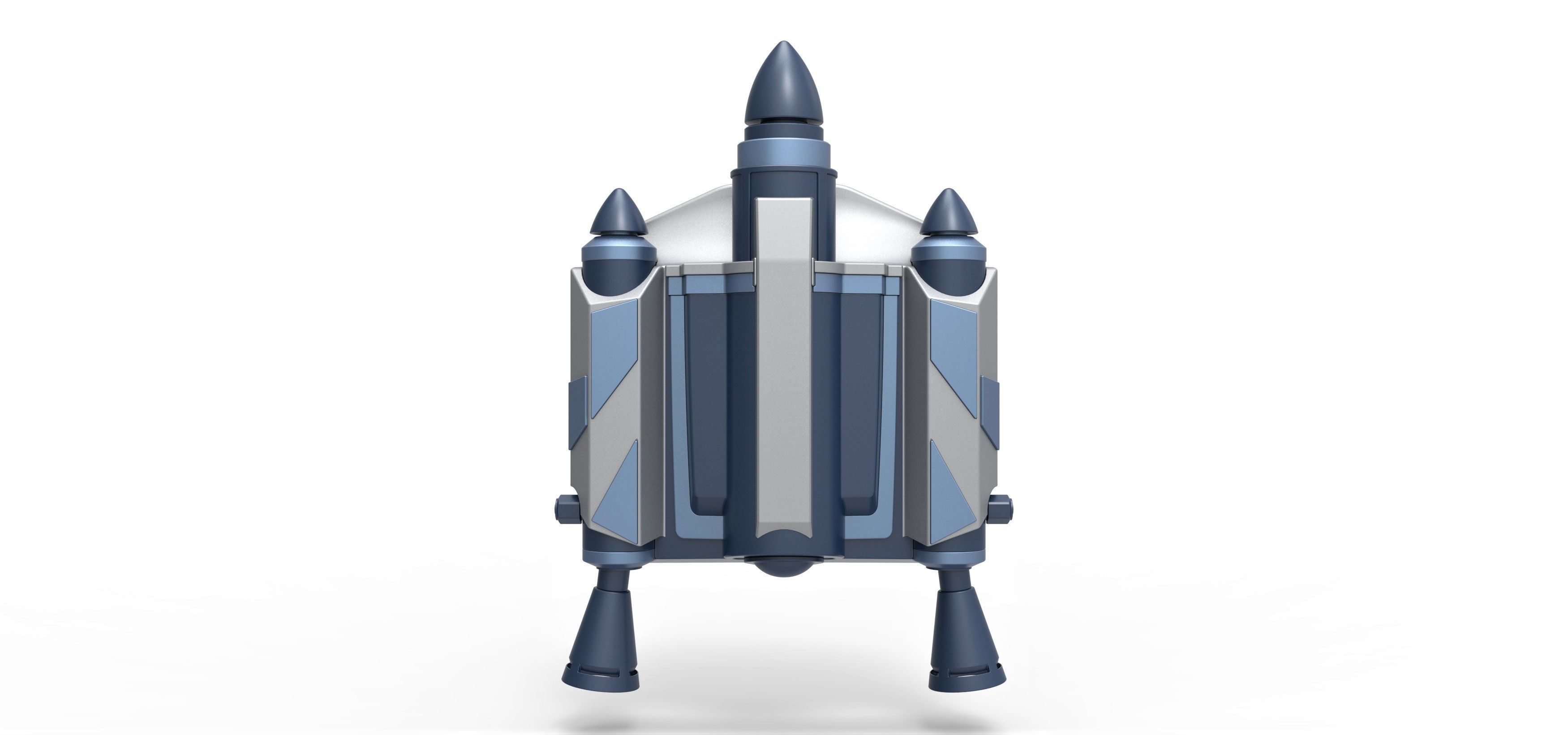 Jango Fett Jetpack from Star Wars Attack of the Clones 2002 3D print model_4