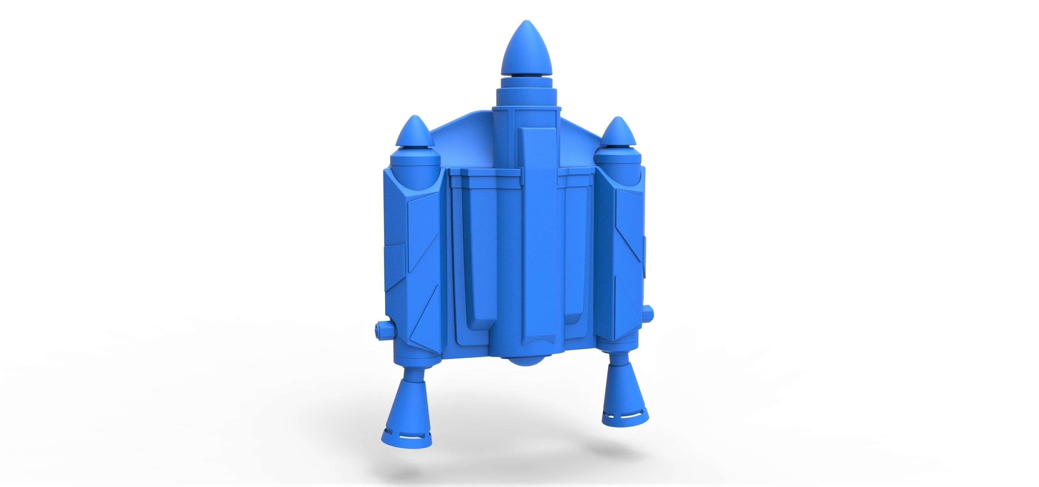 Jango Fett Jetpack from Star Wars Attack of the Clones 2002 3D print model_12