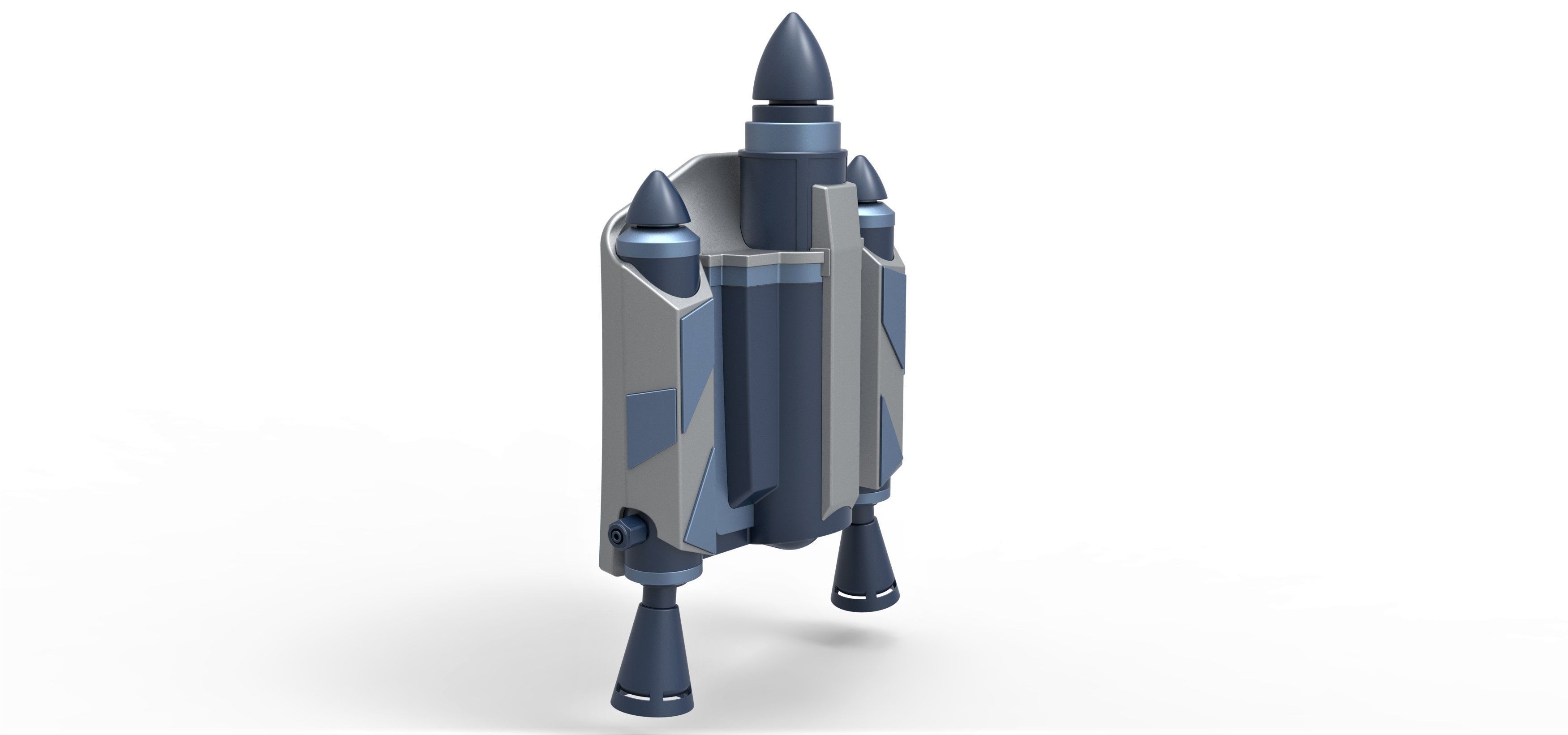 Jango Fett Jetpack from Star Wars Attack of the Clones 2002 3D print model_8