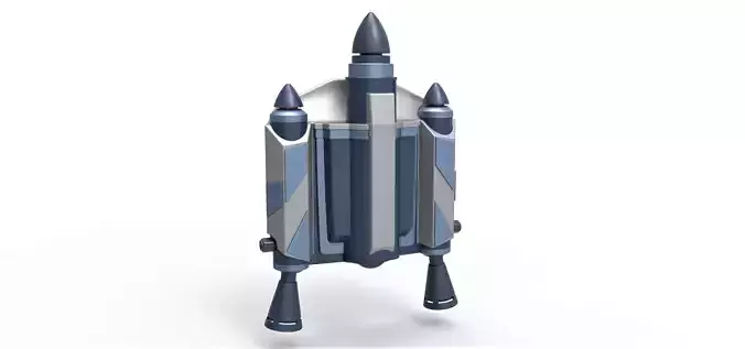 Jango Fett Jetpack from Star Wars Attack of the Clones 2002 3D print model