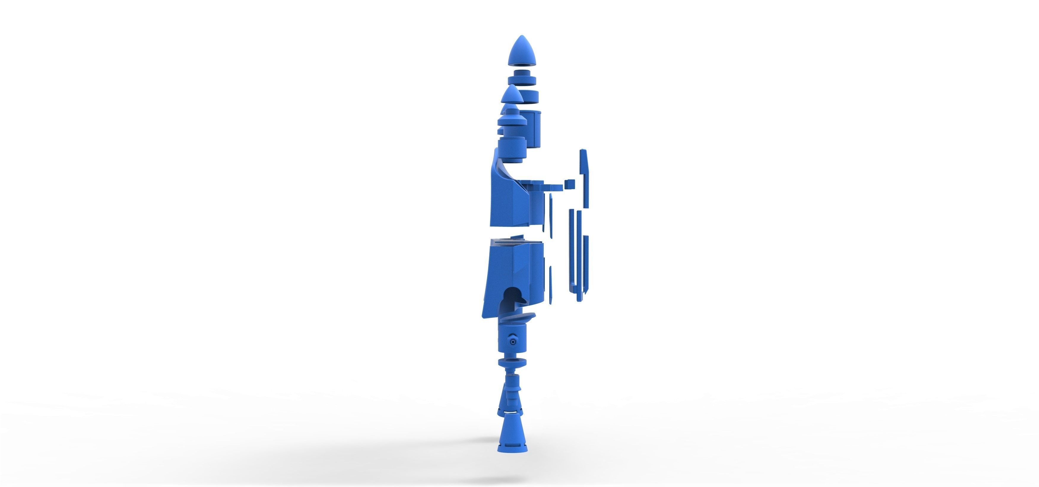 Jango Fett Jetpack from Star Wars Attack of the Clones 2002 3D print model_28