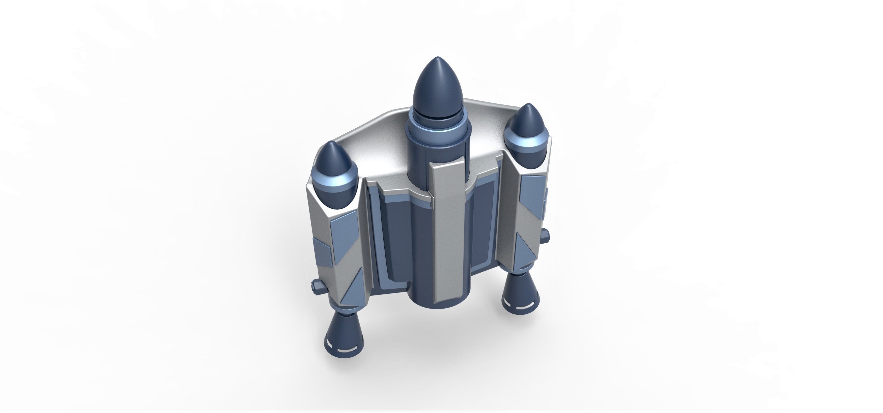 Jango Fett Jetpack from Star Wars Attack of the Clones 2002 3D print model_2