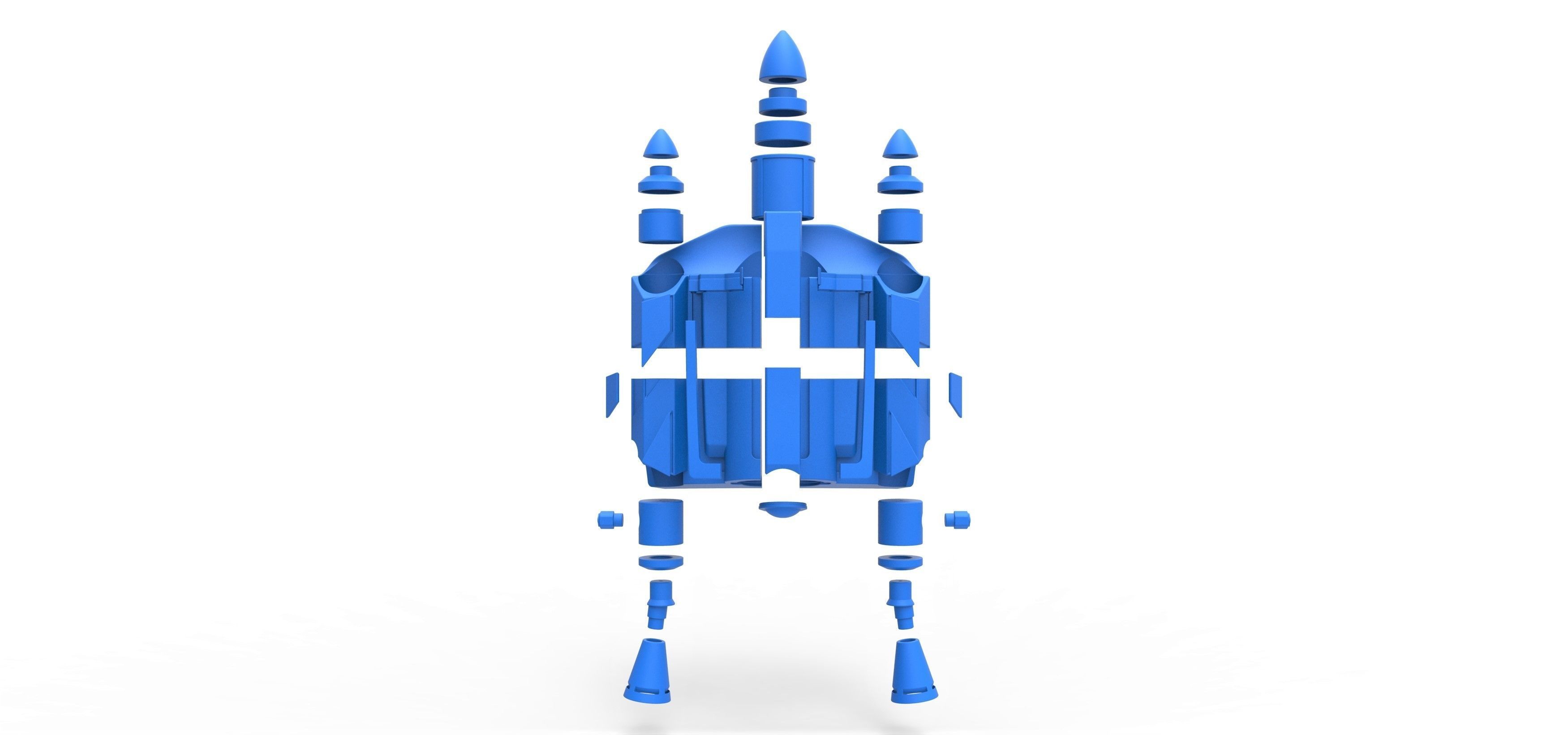 Jango Fett Jetpack from Star Wars Attack of the Clones 2002 3D print model_27