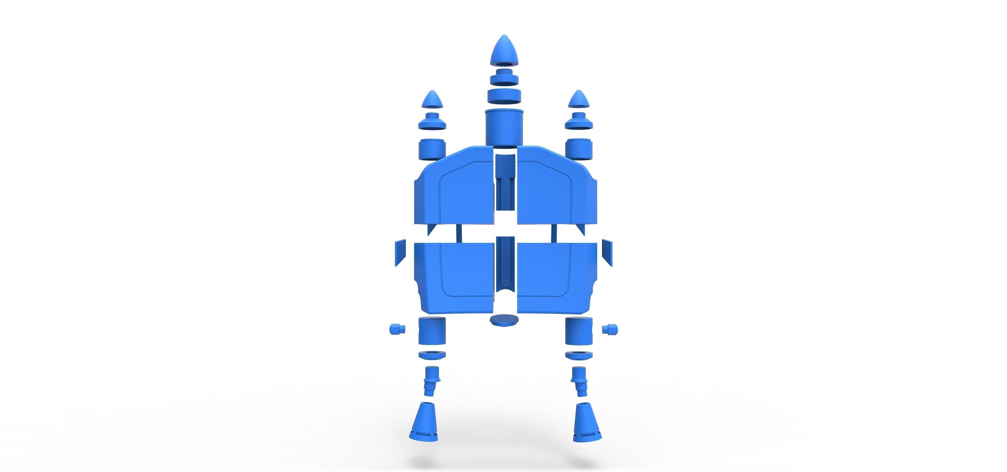 Jango Fett Jetpack from Star Wars Attack of the Clones 2002 3D print model_30