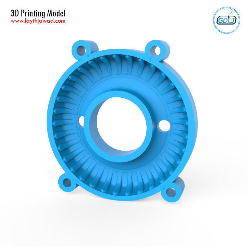 Truck Tire Mold With Wheel 3D print model_6