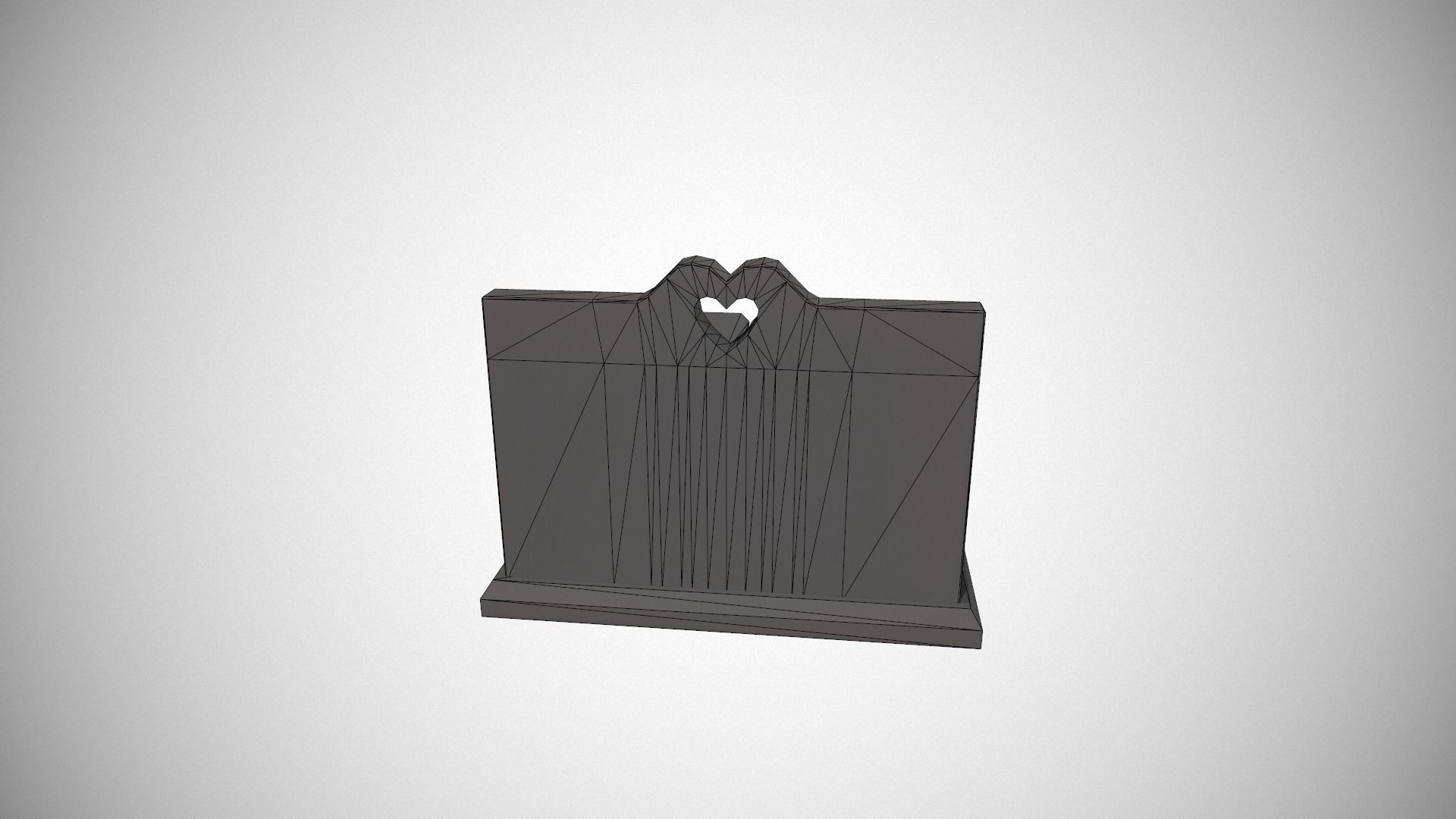 Light Blue Perpetual Wooden Block Calendar Low-poly 3D model_19