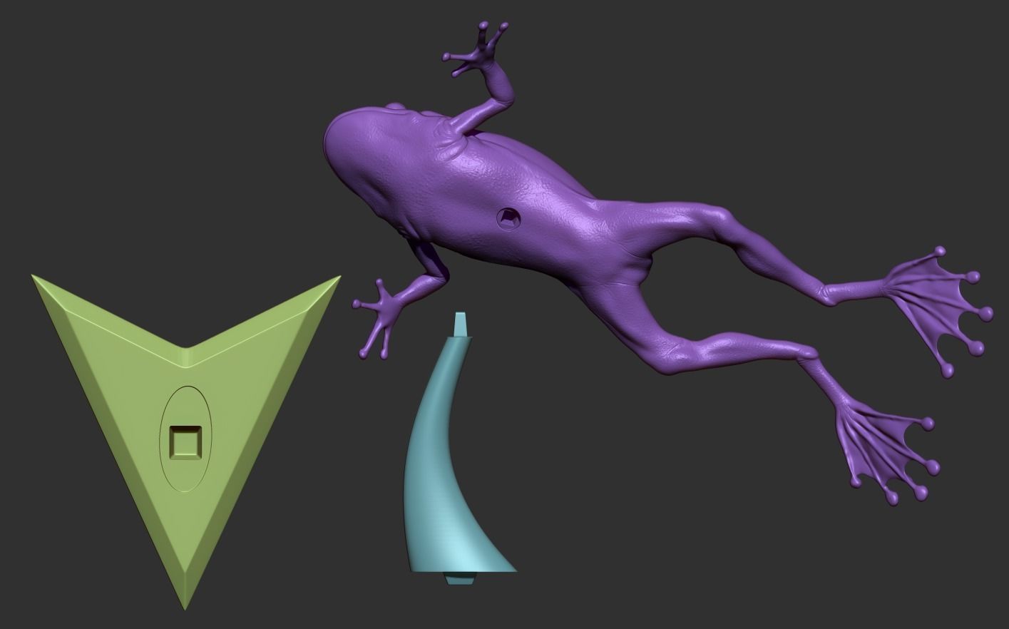 Frog 3D Printing 3D print model_15