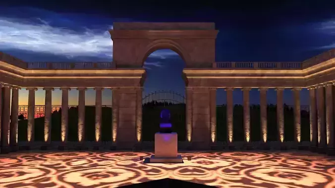 Legion on Honor Museum Courtyard