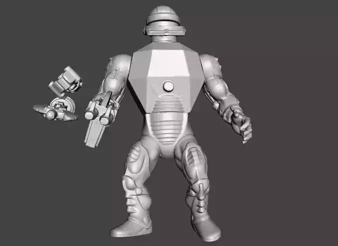 ROBOTO MOTU VINTAGE ACTION FIGURE COMPLETE 3D print model