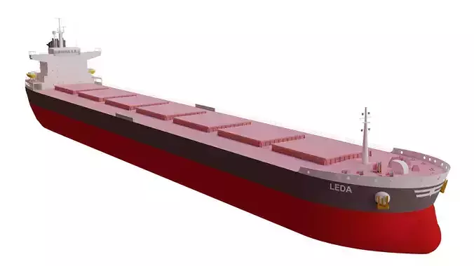 Leda Bulk Carrier ship 3D model