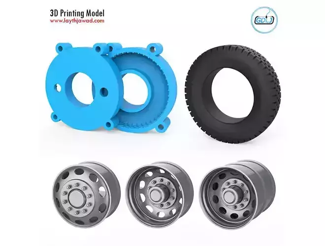 Truck Tire Mold With 3 Wheels