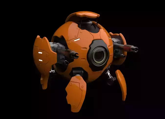 Ball Roll Robot 3D print model
