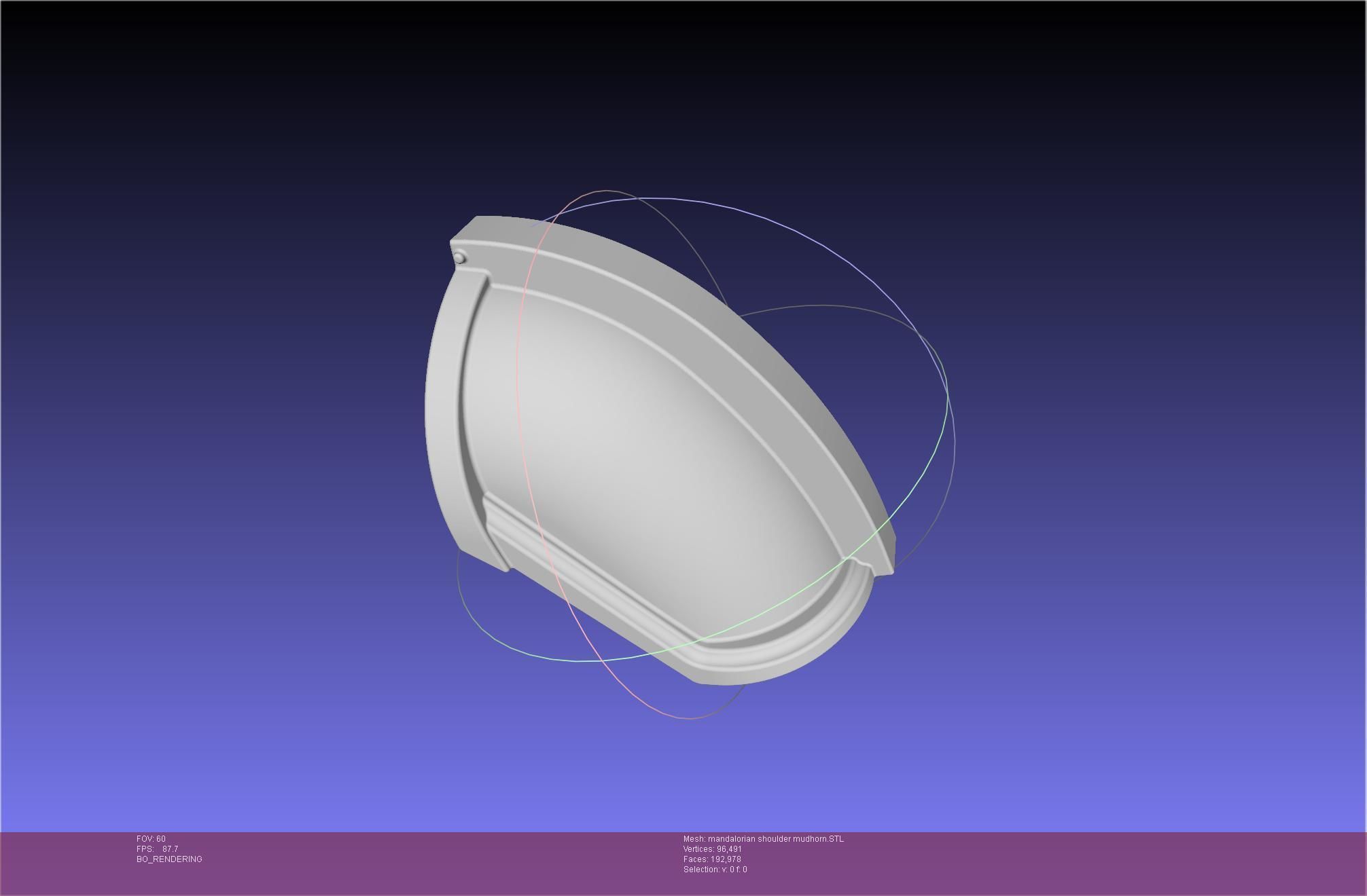 Mandalorian Beskar Shoulder Mudhorn Signet And Final Version 3D print model_31